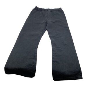 Hanes Girls Black ComfortBlend Fleece Sweatpants Open Leg XS 4/5